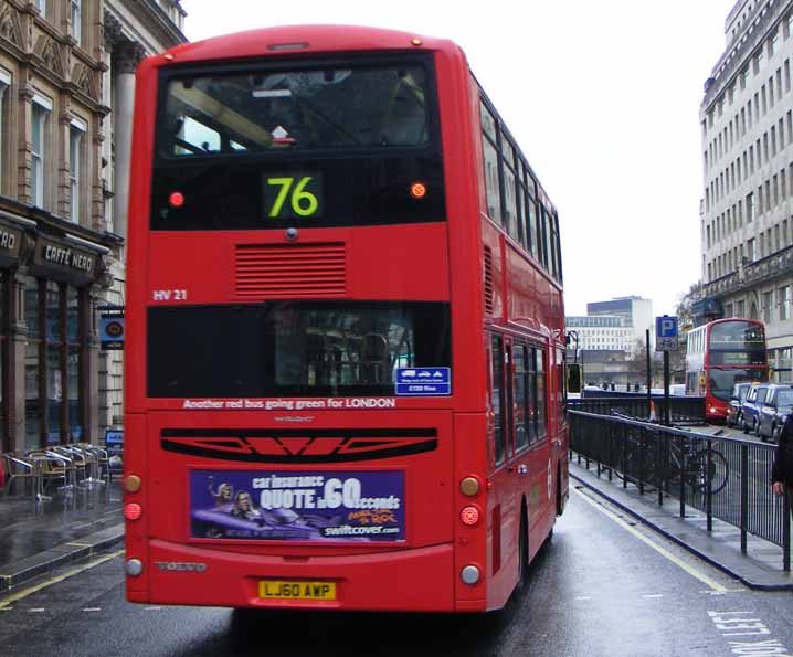 Arriva London Volvo B5LH Wright Eclipse Gemini hybrid HV21